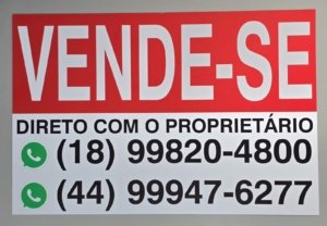 PLACA EM PVC VENDE SE