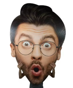 cabeça gigante formatura festa